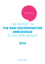 The report of the Non-Discrimination Ombudsman to the Parliament 2018 (PDF, 3985 kt)